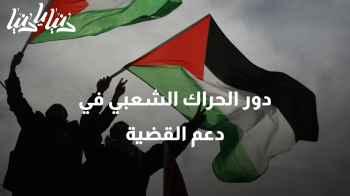 الحراك الشعبي يرتقي بدوره في تعزيز التضامن مع القضية الفلسطينية